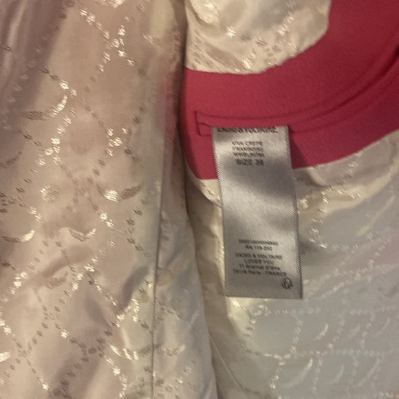 NWT Zadig & Voltaire Barbie Pink Career Silk Suit Retail $578 - Picture 4 of 5
